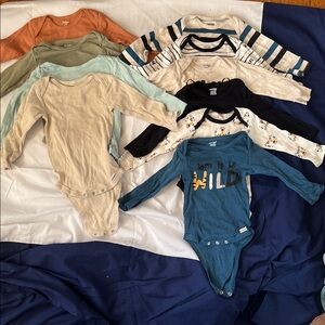 Assorted Long Sleeve Baby Bodysuits